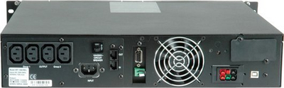 UPS ROLINE ProSecure III 1000 RM2HE, Online, për rack 19", i zi