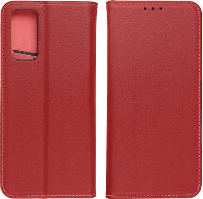 Këllëf telefoni SMART Pro Samsung Galaxy A05, lëkurë, me stand, burgundy