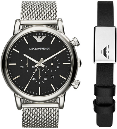 Set orë dore + byzylyk Emporio Armni AR80062SET
