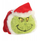 Lodër pelushi Spudsters Santa Grinch, 10", jeshile