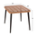 Set tavolinë 3-pjesësh ALLEGRA (HM10481), bezhë/ zezë