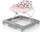Ecëse për bebe Milly Mally Baby Walker Patrol, lartësi e rregullueshme, Pastel Dots