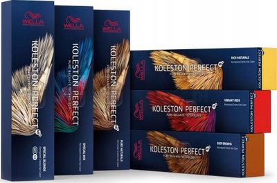 Bojë flokësh Wella Koleston Perfect ME+ 7/1, permanente, 60 ml, ngjyrë natyrale e errët me reflekt të ftohtë