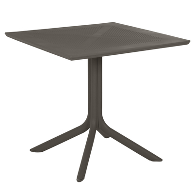 Tavolinë kopshti Lunar HM5930.15, polipropilen, 80x80x75 cm, ulli i errët