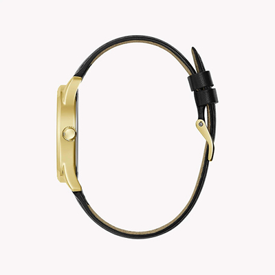 Orë dore për femra Guess Emblem GW0399L3, e zezë/artë