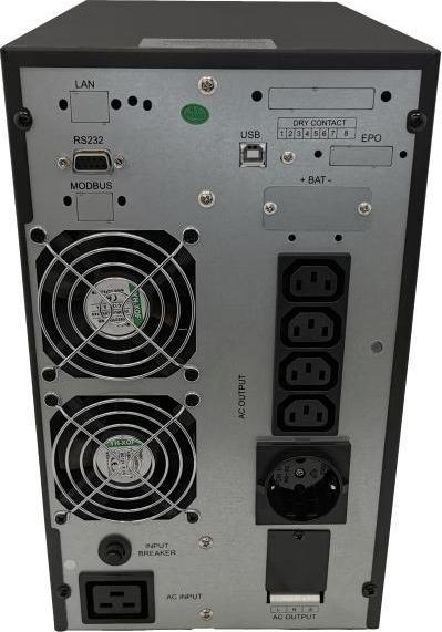 ЕМЕРГЕНЦИЈА УПС 3KVA 3000VA, 2400W, со ЛЦД екран, црн