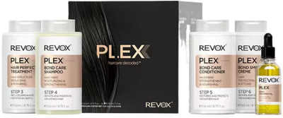 Set kujdesi për flokët Revox B77 Plex Rebuilding System, për flokë të dëmtuar dhe të lyer