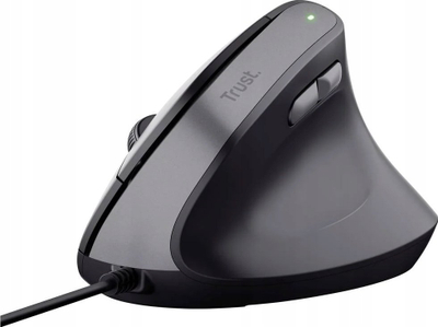 Maus Trust Bayo, me kabllo, USB, i zi