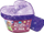 Plastelinë Barbie Glitter Dough, 100g, me shkëlqim, lejla