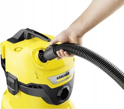 Fshesë me ujë dhe me thithje Kärcher WD 4-18 Dual, pa kabllo, 20L, e verdhë