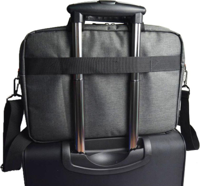 Çantë laptopi Addison Middlebury, 14.1", najlon 1680D, e zezë