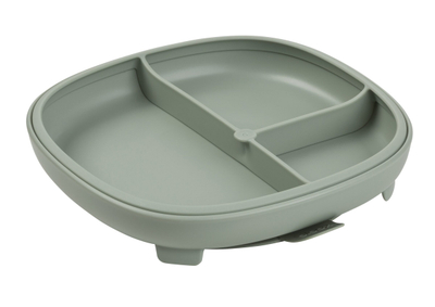 Pjatë fëmijësh b.box 2 in 1 Suction Plate, me vakum, me ndarje, blu Ocean