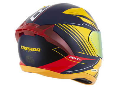 Helmetë moto Cassida Aero Drome 2026, integrale, ECE 22.06, shumëngjyrëshe