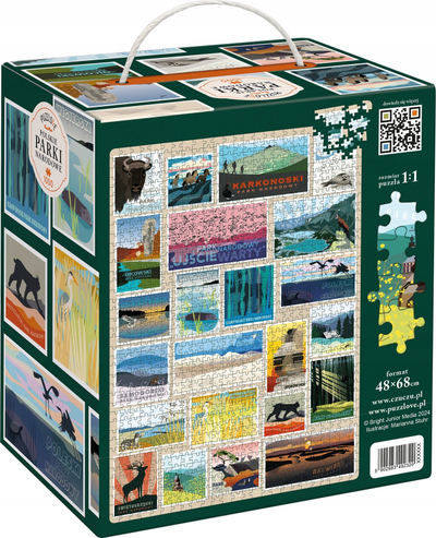 Puzzle Czuczu Puzzlove Polish National Parks, 1000 copa, shumëngjyrësh