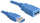 Kabllo Delock USB-A - USB-A, 5m, USB 3.0, e kaltër