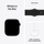 Apple Watch S12 GPS 42mm Black Aluminium Case with Black Sport Band, S/M