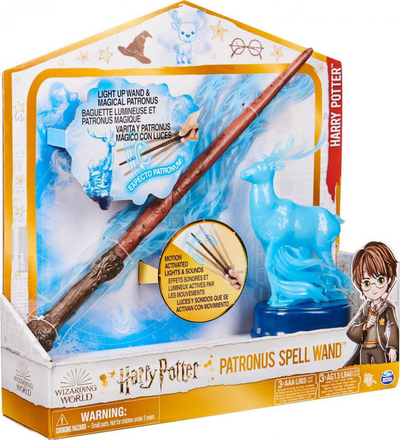 Set figurinë Spin Master: Wizarding World - Harry's Wand with Patronus (6063879)
