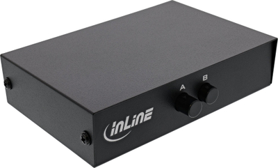 Nërrues serial InLine 60609, 2 porta RS232, desktop, i zi
