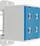 Terminal shpërndarës ZGX Rail 50mm², 2x50mm², blu