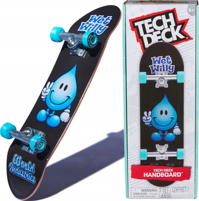 Lodër handboard Tech Deck World Industries, mini skateboard për duar, 27 cm, shumëngjyrëshe