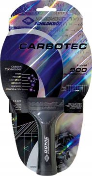 Raketë pingpongu Donic CarboTec 900, Champion QRC, sfungjer 1.9mm, e zezë