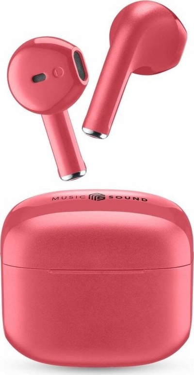 Bluetooth слушалки Cellularline SWAG, True Wireless, 20 часа батерија, розова