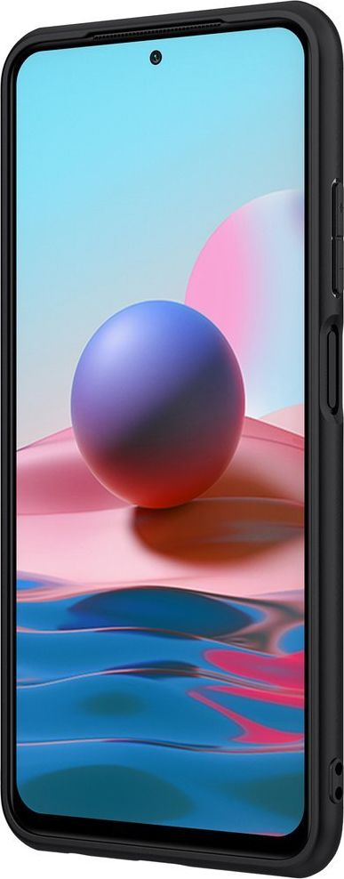 Këllëf telefoni Nillkin Textured Hard Case Pro Xiaomi Redmi Note 10 4G 10S, plastikë e fortë, teksturë që s’rrëshqet nga dora, i zi