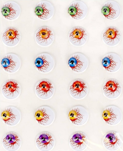 Sy zbukurues Craft with Fun Eyes, 24 copë, 15mm, shumëngjyrësh