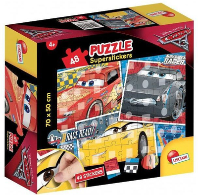 Puzzle Lisciani Supersticers 48 Cars 3 