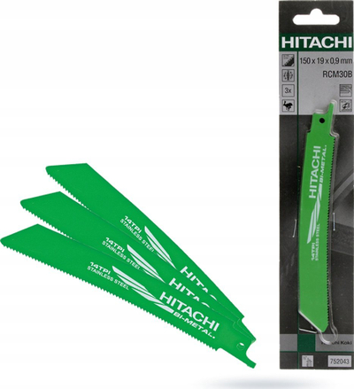 Сечила за пандуларна пила Hitachi Rcm30b, сет 3 парчиња, за прецизни сечења