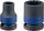 Çelës goditës King Tony Short Impact Socket, 1/2", 12PT 32 mm, gri