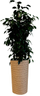 Vazo dekorative Adoni Boho, prej jute, 28 cm, 47 cm, bezhë