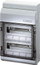 Kuti shpërndarëse modulare Hensel KV 9224 Z, 2x12 module, IP65, me kapak transparent