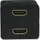 Nдaрyвaч HDMI Techly ICOC HDMI-F-002, 2 порти, кабел 30 cm, црн
