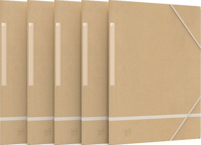 Dosje me gomë Oxford TOUAREG, A4+, 450g/m², bezhë