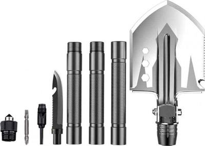 Lopatë multifunksjonale AG518B Survival, 16 në 1, palosëse, kamufllazh