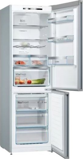 Frigorifer kombinë Bosch KGN36IZEA, No Frost, MultiAirflow, i zi