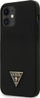 Mbrojtëse telefoni Guess Silicone 3D Logo, për iPhone 12 Mini, silikon, e zezë