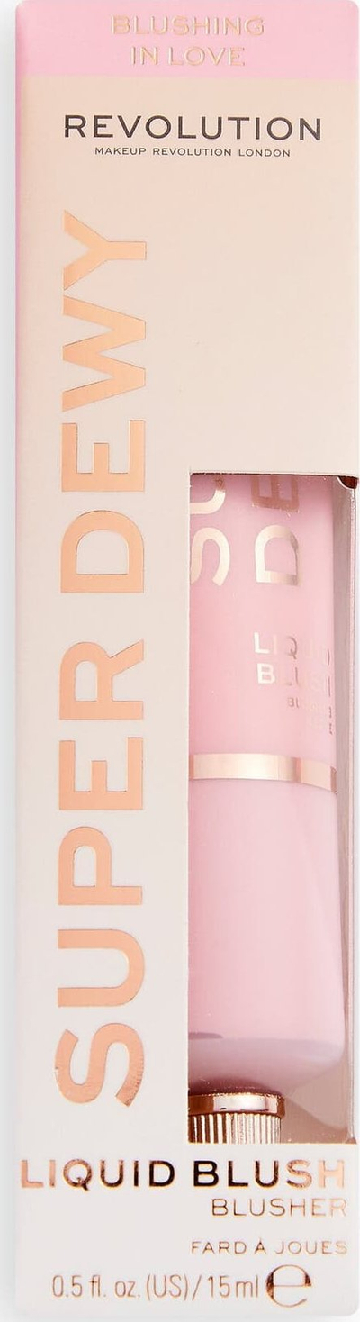 Blush i lëngshëm Revolution Superdewy Blushing in Love, 15ml, rozë natyrale