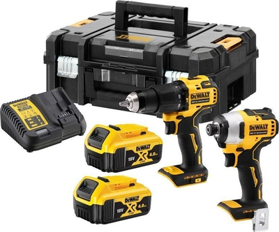 Set veglash pa kabllo DeWalt DCK2062M2T QW, 18V, 6 copë, i verdhë