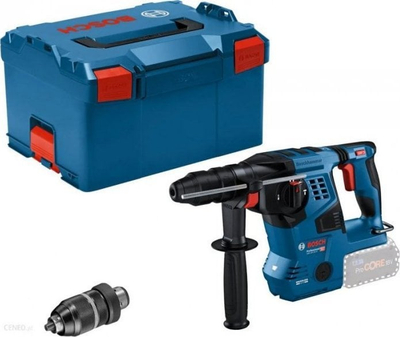 Çekiç rotativ Bosch GBH 18V-28 CF Pro BITURBO, 18V, SDS-Plus, pa bateri, blu