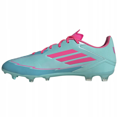 Këpucë futbolli Adidas F50 League Messi M IH0928, terren i thatë FG MG, blu rozë