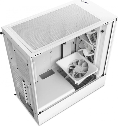 Kasë Nzxt H5 Flow RGB (CC-H51FW-R1), e bardhë