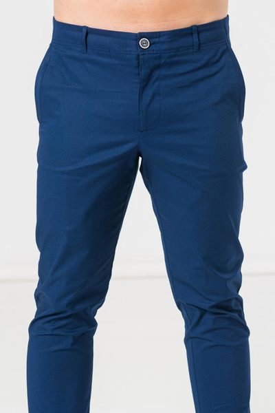 Pantallona të gjata për meshkuj Pegas, casual, madhësia L, navy
