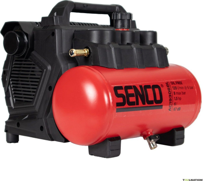 Kompresor ajri Senco AC19306BL Black Label, 6L, 1.5HP, i kuq