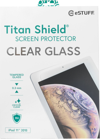 Mbrotjëse ekrani për tablet ESTUFF TITAN SHIELD ES503355, xham i temperum 9H, transparent