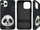 Kapak telefoni Nimmy Case Big Eyed Pet 2.0 Panda për iPhone 15 Pro Max 6.7", TPU, i zi