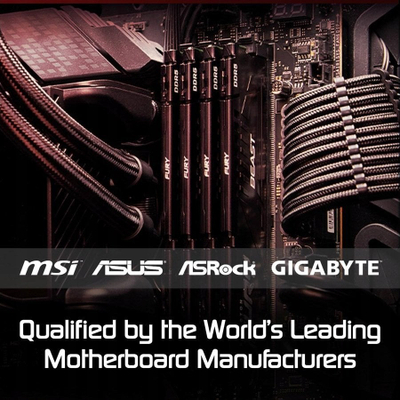 Memorie Kingston Fury Beast, DDR5, 64 GB, 6400 MHz, CL32, KF564C32BBEK2-64