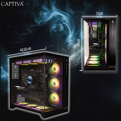 Гејминг компјутер Captiva Highend I89-020, Intel Core i9, RTX 5080 16GB, SSD 2TB, 64GB RAM