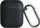 Mbulesë silikoni për AirPods Beline, gjenerata 1 dhe 2, me karabinë, e zezë